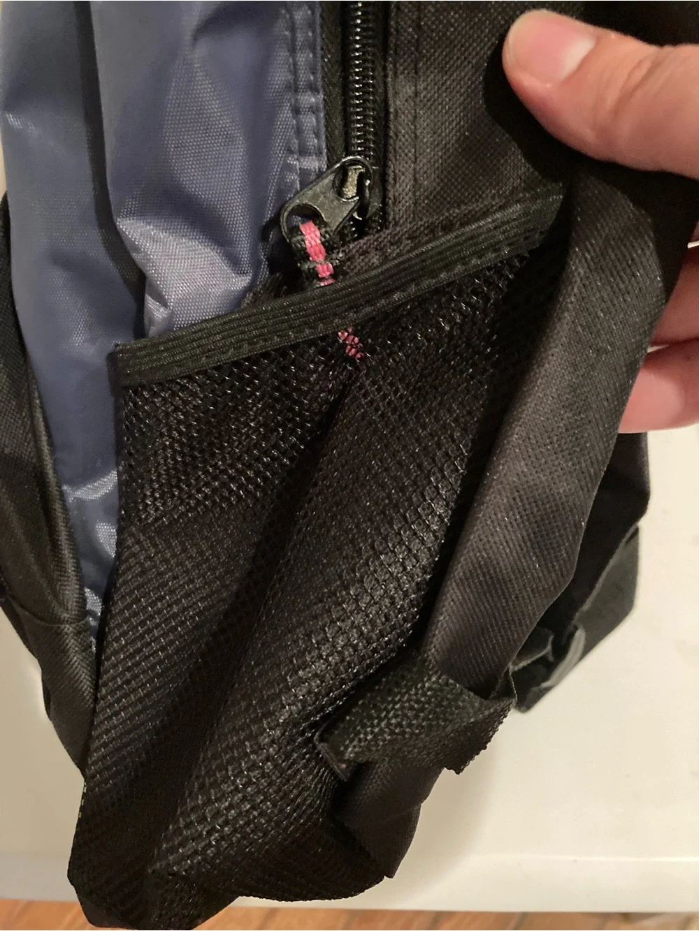 Backpack with Neon Pink Highlights